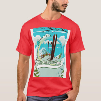 T-shirt salzburgerland autriche ski