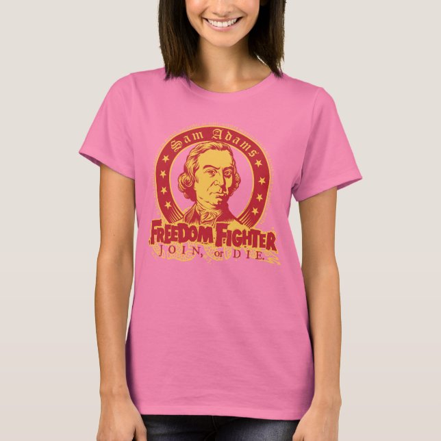 T-shirt Sam Adams Freedom Fighter (Devant)