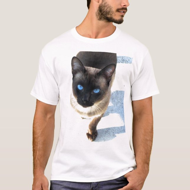 T-shirt Sam, le chat siamois (Devant)