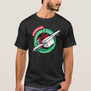 T-shirt Samaritains Opération sac à main Noël Enfant funy2