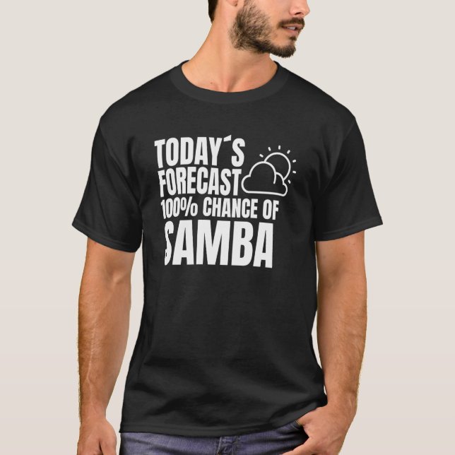 T-shirt Samba danseur carnival partenaire de danse tenue S (Devant)