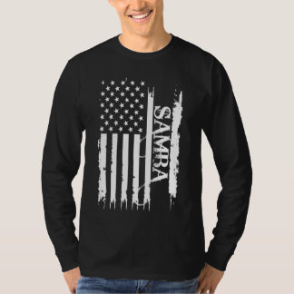 T-shirt Samba États-Unis déprimés avec le drapeau américai