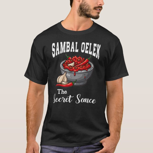 T-shirt Sambal Oelek La Sauce Secrète (Devant)