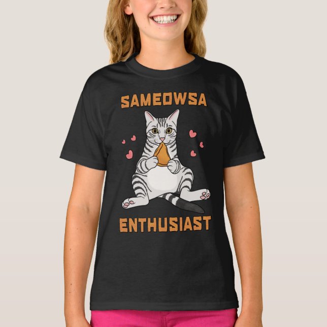 T-shirt Sameowsa Enthousiaste | (Devant)