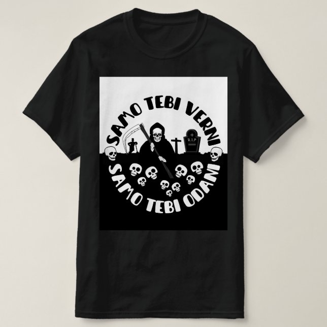 T-shirt Samo Tebi Verni Samo Tebi Odani (Design devant)