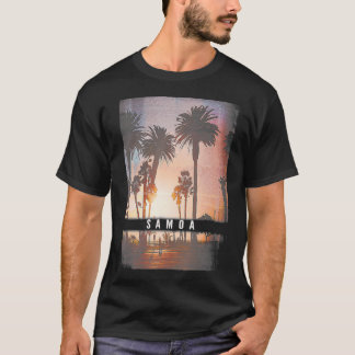 T-shirt Samoa Polynesian Beach Hommes Femmes Jeunes Enfant