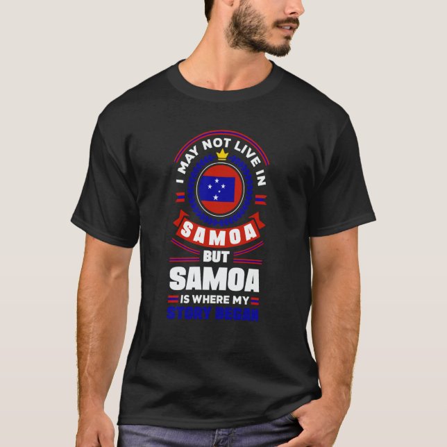 T-shirt Samoa Samoan Samoa Flag Quote (Devant)