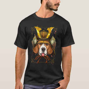T-shirt Samouraï Beagle Chien Guerrier Japonais Bushido Ja