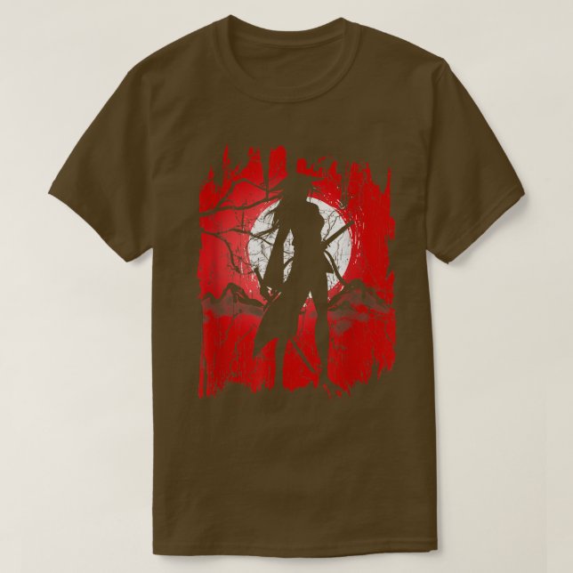 T-shirt Samouraï féministe japonaise (Design devant)