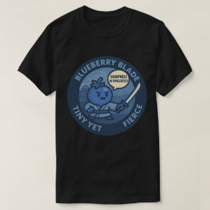 T-shirt Samouraï Puissant Myrtille Enjoué 
