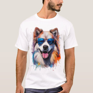 T-shirt Samoyé en couleur
