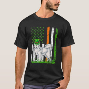 T-shirt Samoyed Chien Jour de la Saint Patrick Chien Cadea