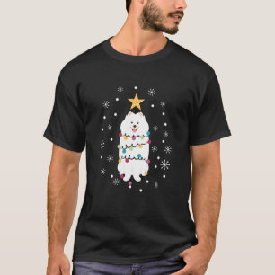 T-shirt Samoyed Christmas Tree Classic