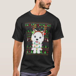 T-shirt Samoyed Dog Lover Family Matching Ugly Samoyed Chr