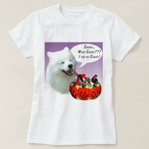 T-shirt Samoyed Halloween Candy