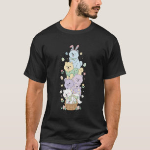 T-shirt Samoyède drôle Pâques Œuf Enfants Hommes Femmes Es