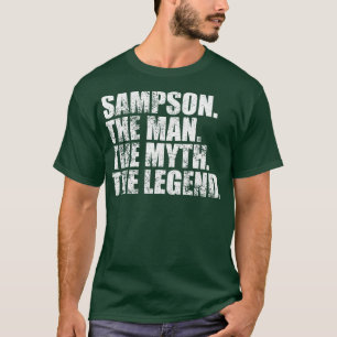 T-shirt Sampson Nom de famille Sampson nom de famille Samp