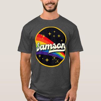 T-shirt Samson Rainbow Dans L'Espace Style Vintage