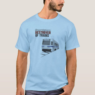 T-shirt @samtaters : destroyer des trains