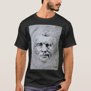T-shirt Samuel Beckett - Un Écrivain Irlandais En Attente