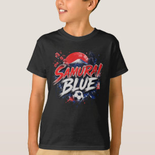 T-shirt Samurai Bleu - Culture Football Japon