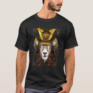 T-shirt Samurai Chèvre fermier japonais guerrier Bushido J