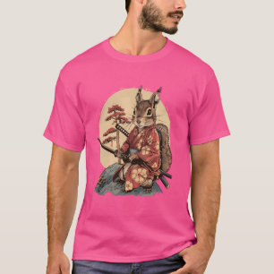 T-shirt Samurai écureuil japonais Ninja écureuil japonais 
