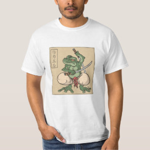 T-SHIRT SAMURAI FROG