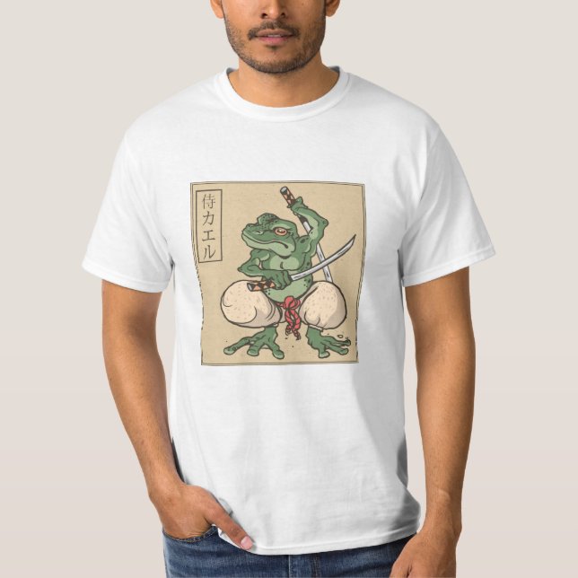 T-SHIRT SAMURAI FROG (Devant)