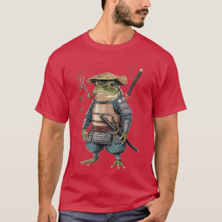 T-shirt Samurai Frog Ninja Aesthetic Japanese Katanaokyo g
