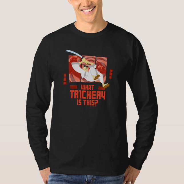 T-shirt Samurai Jack Quel Tricky Est-Ce (Devant)