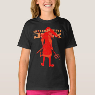 T-shirt Samurai Jack Red Warrior Graphic