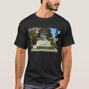 T-shirt Samurai Kamakura Gongoro Kagemasa Kabuki Statue