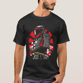 T-shirt Samurai motorcyclist