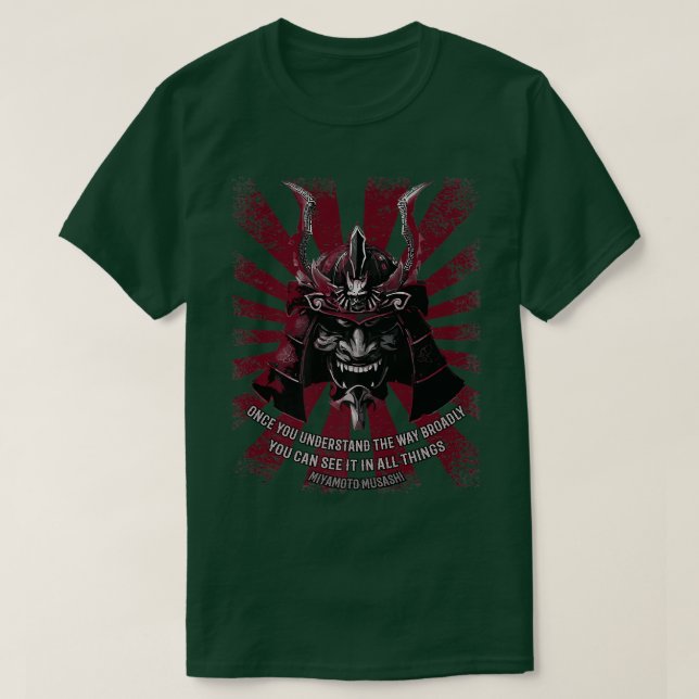 T-shirt Samurai Musashi, Ronin (2) (Design devant)