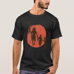T-shirt Samurai Père Japonais Art sanglant japonais Wa