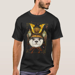 T-shirt Samurai Sea Otter Japonais Guerrier Bushido Japans