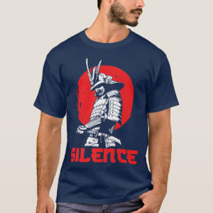 T-shirt Samurai Silence Japon Arts martiaux Japonais Warri