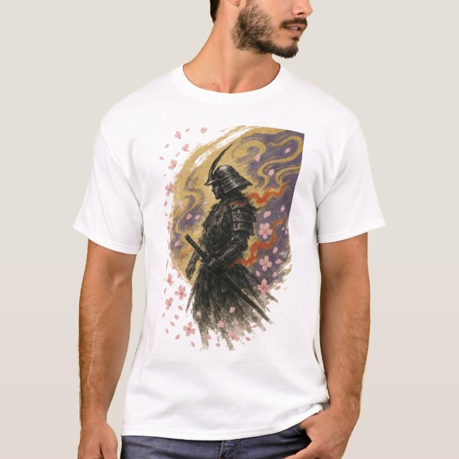 T-shirt 【Samurai Spirit Sakura T-Shirt】 (Devant)