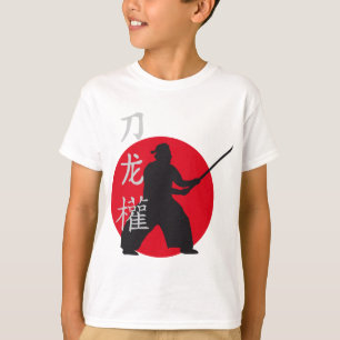 T-shirt samurai sword