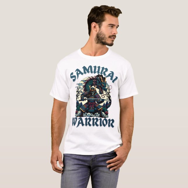 T - Shirt SAMURAI WARRIOR (Vorne ganz)