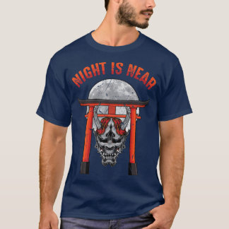 T-shirt SamuraisThe Night Is NearShogunOtakuDemons133