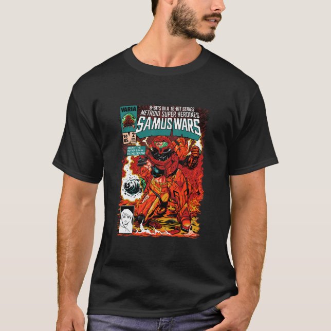 T-shirt Samus Wars Essentiel (Devant)