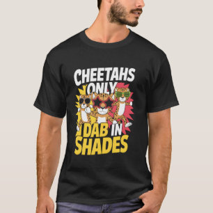 T-shirt S'amuser avec un guépard en lunettes de soleil