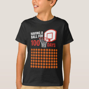 T-shirt S'AMUSER PENDANT 100 JOURS Amateur de basketball