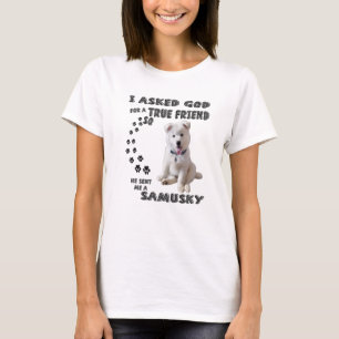 T-shirt Samusky Citation Maman Papa Costume, Mignonne Samo