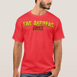 T-shirt San Andreas Fault Californie