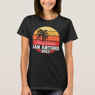 T-shirt San Antonio Famille Vacances 2023 Matching Holiday