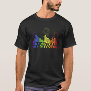 T-shirt San Antonio Pride Skyline Pride Parade San Antoni