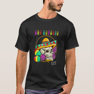 T-shirt San Antonio Texas 2022 Souvenir Fiesta Mexicaine A